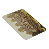 Magnet Flexible Village d'une tribu indigène en Floride, engrave (Côté Droit)