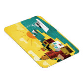 Magnet Flexible Ville Abstraite de Port (Côté Droit)