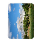 Magnet Flexible Ville blanche Ostuni, Pouilles aimant rectangulair (Vertical)