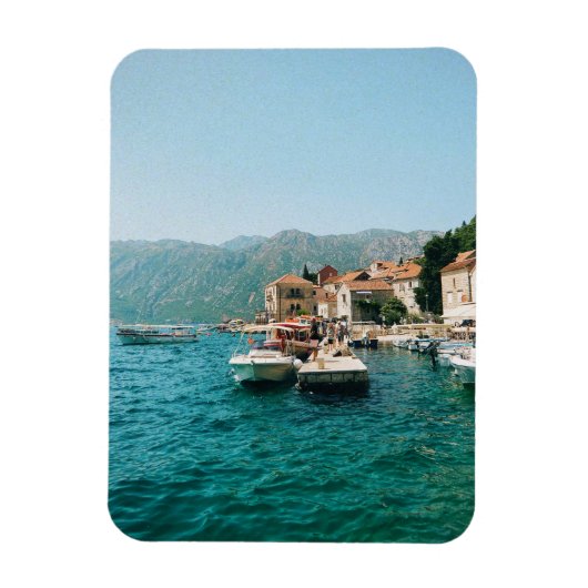 Magnet Flexible Ville côtière de Perast, Monténégro (Vertical)