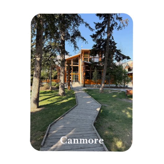 Magnet Flexible Ville de Canmore en Alberta Canada (Vertical)