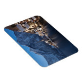 Magnet Flexible Ville de Hallstatt dans la neige en hiver (Côté Droit)