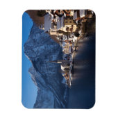 Magnet Flexible Ville de Hallstatt dans la neige en hiver (Vertical)