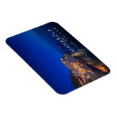 Magnet Flexible Ville de Manarola dans les Cinque Terre en soirée (Côté Droit)