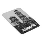Magnet Flexible Ville de Manchester Angleterre 2001 (Côté Droit)