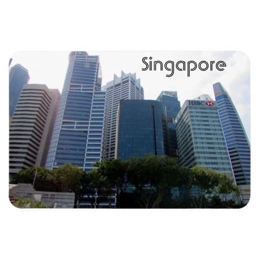 Magnet Flexible ville de singapore (Horizontal)