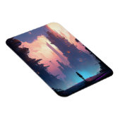 Magnet Flexible Ville futuriste de science-fiction (Côté Droit)