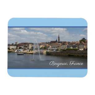 Magnet Flexible Ville panoramique de Bergerac France