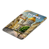 Magnet Flexible Vilnius, cœur battant de la Lituanie (Côté Gauche)