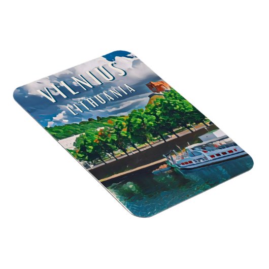 Magnet Flexible Vilnius, la perle de la mort (Côté Droit)