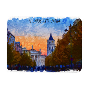 Magnet Flexible Vilnius Lituanie Panorama