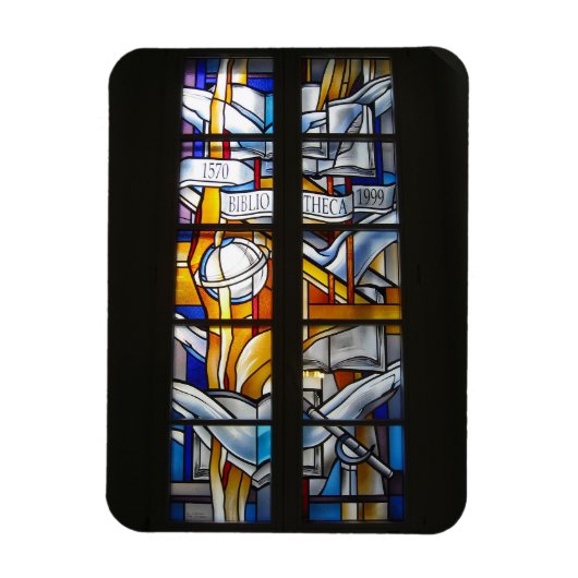 Magnet Flexible Vilnius Univ. Verre de la bibliothèque - LITUANIE (Vertical)