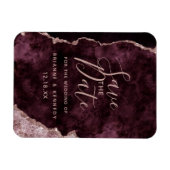 Magnet Flexible Vin Bourgogne Rose Or marbre d'âge Enregistrer la  (Horizontal)