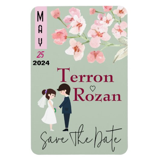 Magnet Flexible Vin de fleur (Vertical)