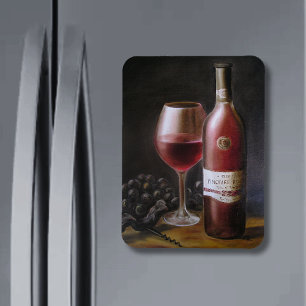 Magnet Flexible Vin rouge