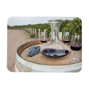 Magnet Flexible Vin Rouge Dans Le Vignoble