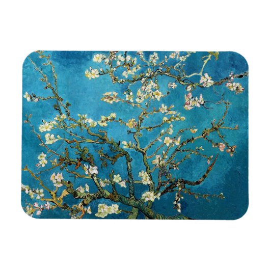 Magnet Flexible Vincent van Gogh, Arbre aux amandes en fleurs (Horizontal)