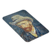 Magnet Flexible Vincent van Gogh | Autoportrait avec Casquette à p (Côté Droit)