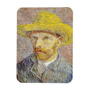 Magnet Flexible Vincent van Gogh - Autoportrait avec Casquette de