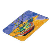 Magnet Flexible Vincent van Gogh - Bateaux de pêche sur la plage (Côté Gauche)