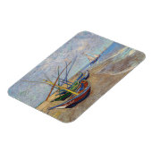 Magnet Flexible Vincent van Gogh - Bateaux de pêche sur la plage (Côté Gauche)