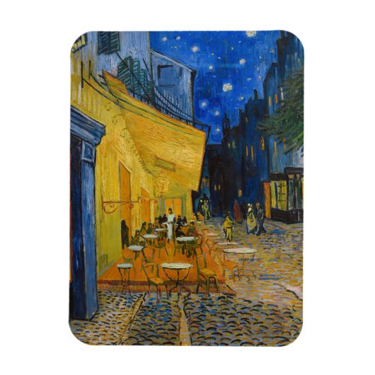 Magnet Flexible Vincent van Gogh - Café Terrasse en soirée (Vertical)