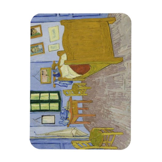 Magnet Flexible Vincent Van Gogh, Chambre à Arles, 3ème version (Vertical)