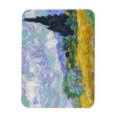 Magnet Flexible Vincent Van Gogh - Champ de blé avec cyprès (Vertical)
