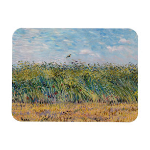 Magnet Flexible Vincent van Gogh - Champ de blé avec une alouette