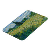 Magnet Flexible Vincent Van Gogh, champ de blé vert avec Cypress (Côté Gauche)