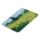 Magnet Flexible Vincent van Gogh - Champ de blé vert avec Cypress (Côté Gauche)