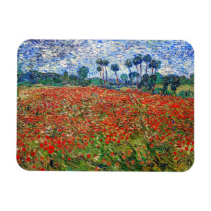 Magnet Flexible Vincent van Gogh - Champ de coquelicots