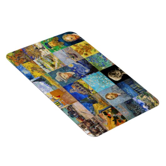 Magnet Flexible Vincent van Gogh - chefs-d'oeuvre Mosaic Patchwork (Côté Droit)