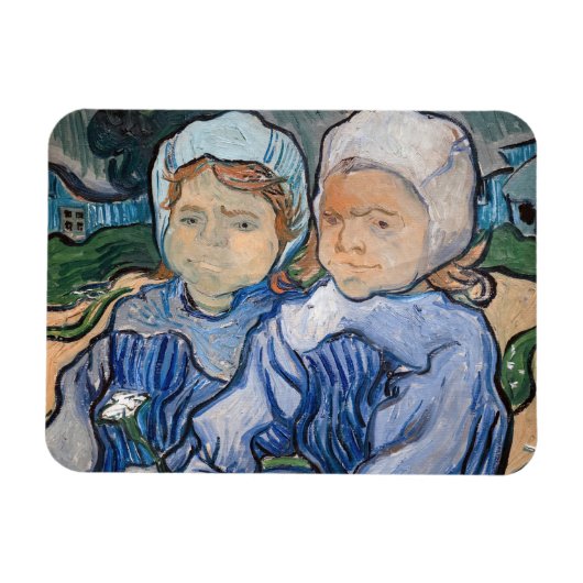 Magnet Flexible Vincent van Gogh - Deux petites filles (Horizontal)