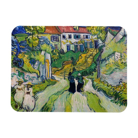 Magnet Flexible Vincent van Gogh - Escalier à Auvers (Horizontal)