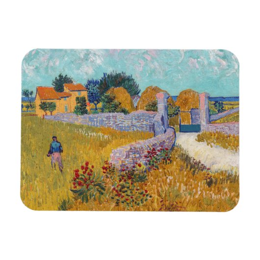 Magnet Flexible Vincent van Gogh - Ferme en Provence (Horizontal)