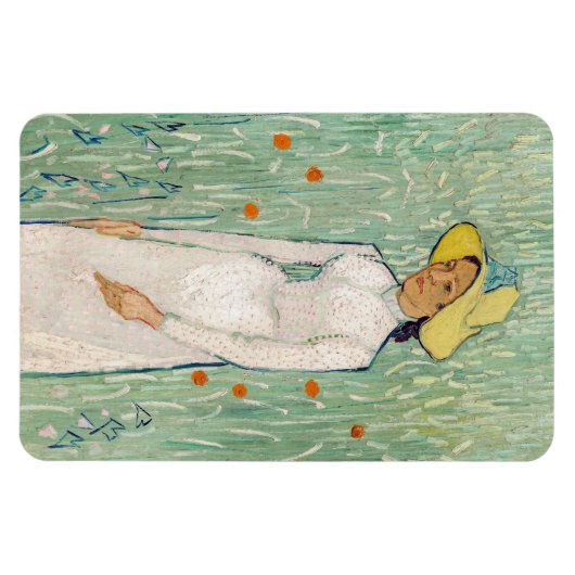 Magnet Flexible Vincent van Gogh - Fille en blanc (Horizontal)