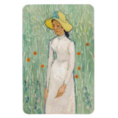 Magnet Flexible Vincent van Gogh - Fille en blanc (Vertical)