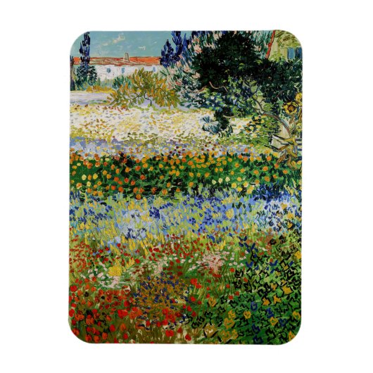 Magnet Flexible Vincent van Gogh - Flower Garden (Vertical)