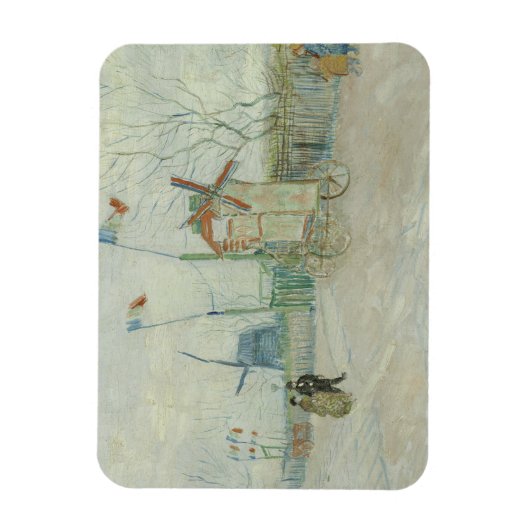 Magnet Flexible Vincent van Gogh - Impasse des Deux Frères (Vertical)