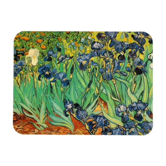 Magnet Flexible Vincent van Gogh,Iris (Horizontal)