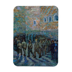 Magnet Flexible Vincent van Gogh - La cour de la prison