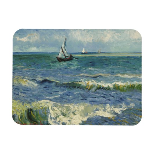 Magnet Flexible Vincent van Gogh - La mer près des Saintes (Horizontal)
