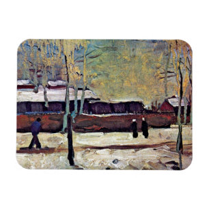 Magnet Flexible Vincent Van Gogh - La vieille gare d'Eindhoven