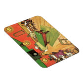 Magnet Flexible Vincent Van Gogh - Le Café De Nuit À Arles (Côté Droit)