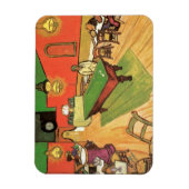 Magnet Flexible Vincent Van Gogh - Le Café De Nuit À Arles (Vertical)