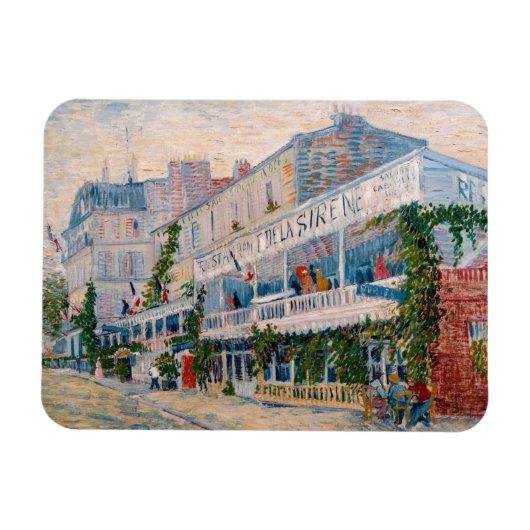 Magnet Flexible Vincent van Gogh - Le Restaurant de la Sirene (Horizontal)