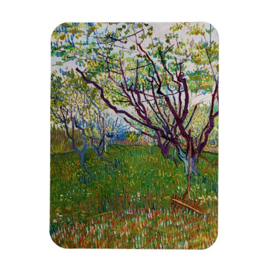 Magnet Flexible Vincent van Gogh - Le verger en fleurs (Vertical)