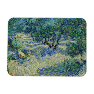 Magnet Flexible Vincent van Gogh - Oliveraie : ciel bleu brillant