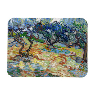 Magnet Flexible Vincent van Gogh - Oliviers : Ciel bleu brillant